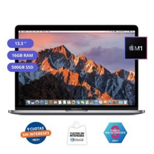 MacBook Pro Core M1 16GB RAM 500GB SSD 13.3 Pulg